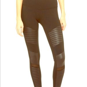 Alo Black Moto Leggings